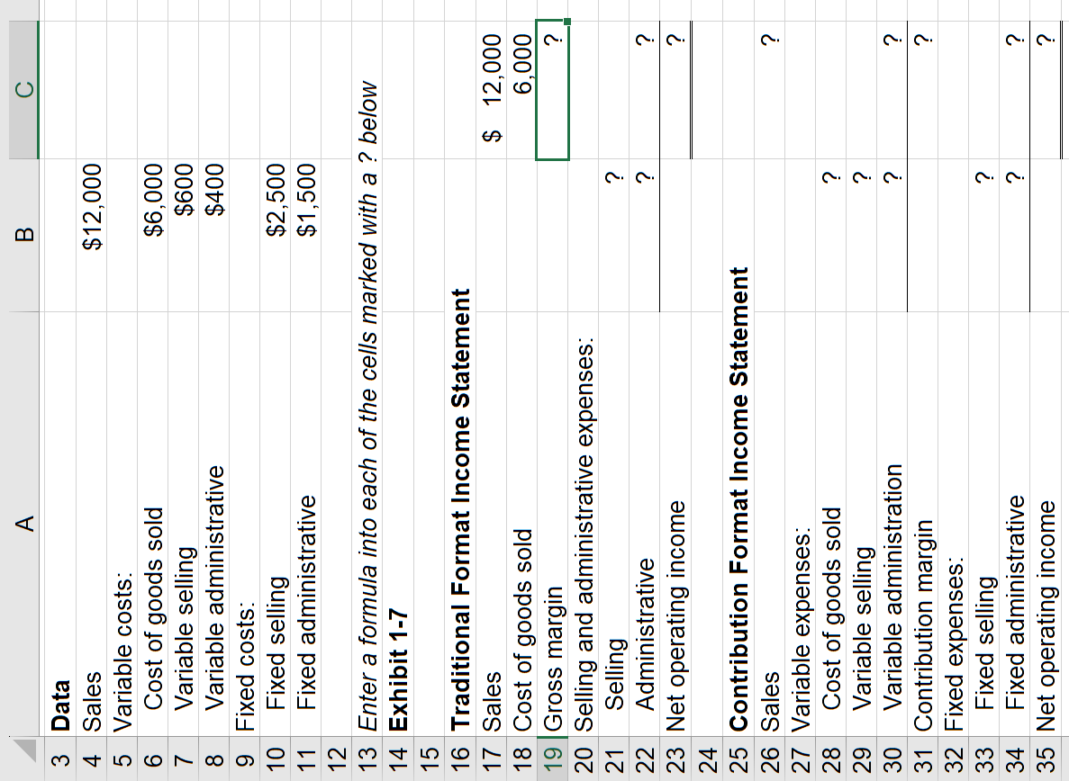 each one. * For a manufacturing company, the cost of goods sold