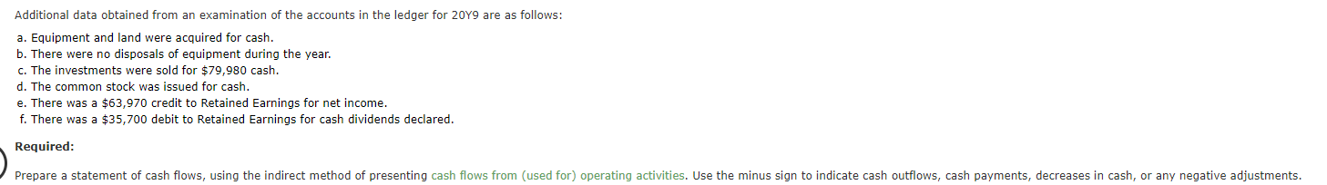 of the accounts in the ledger for 20Yg are as follows: a.