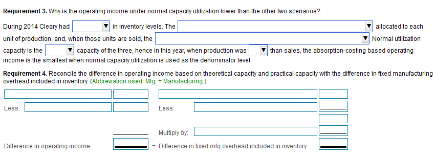 Variable budgeted manufacturing cost $ 3 per unit Total budgeted fixed manufacturing