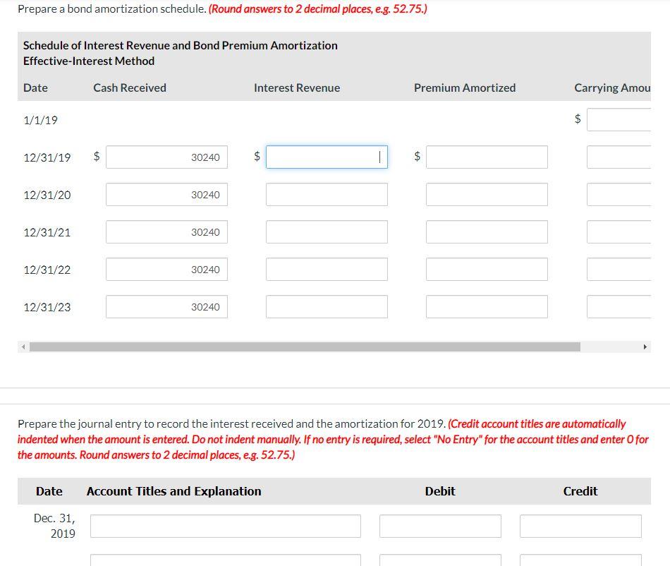 Company purchased 12% bonds having a maturity value of $252,000 for $271,105.56.