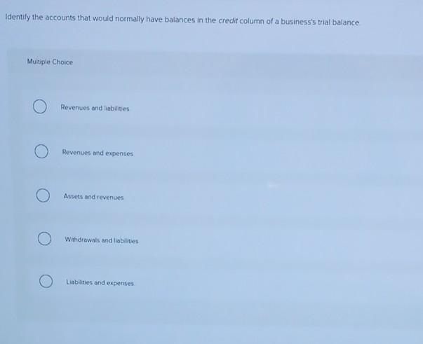 a particular transaction Debits decrease asset and expense accounts, and increase liability,