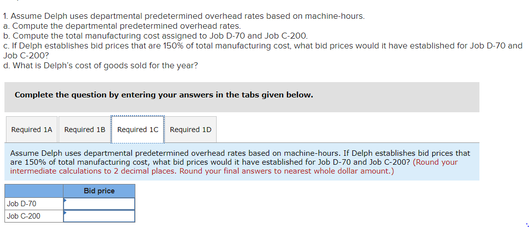 uses a job-order costing system and has two manufacturing departments-Molding and Fabrication.