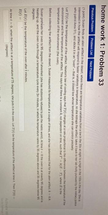  home work 1: Problem 33 Previous Problem Problem List Next Problem