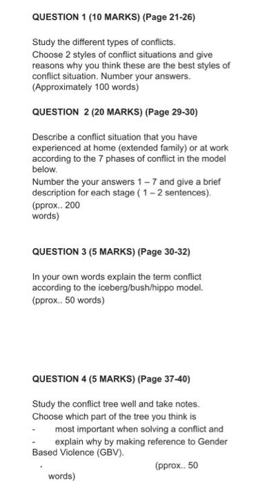 mcm QUESTION 1 (10 MARKS) (Page 21-26) Study the different types of