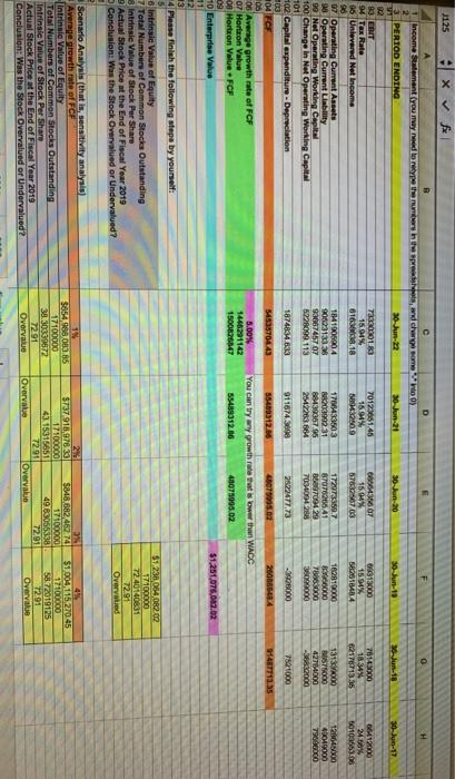 Enterprise Value/EBIT Multiple 134 Total Enterprise Value based on multiples 136 Intrinsic