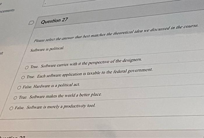 heelp Please select the answer thar best manches the theorelical idea we