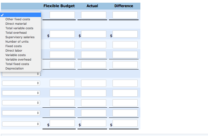 follows: Variable Costs Fixed Costs per Month Direct material $8.00/unit Supervisory salaries