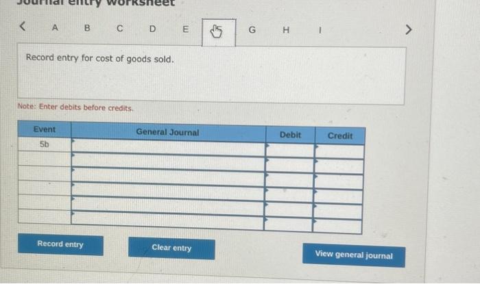 damaged Merchandise. Note: Enter debits before credits. Exercise 4-12A (Algo) Effect of