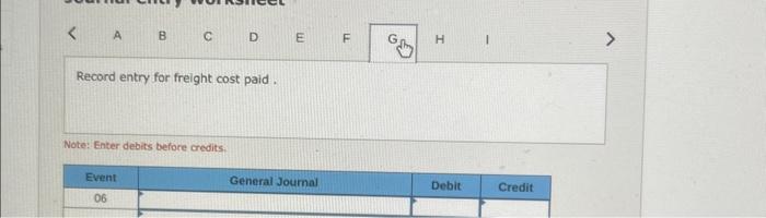 purchase returns and allowances and freight costs on the journal, ledger, and