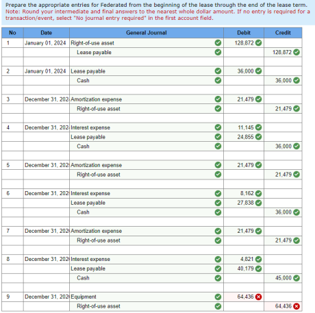  NOTE: Please answer step 9 only and show work. Thank you.
