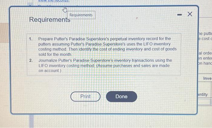 10.8%, 10.8 of 100 points O Points: 0 of 12 Putter's Paradise