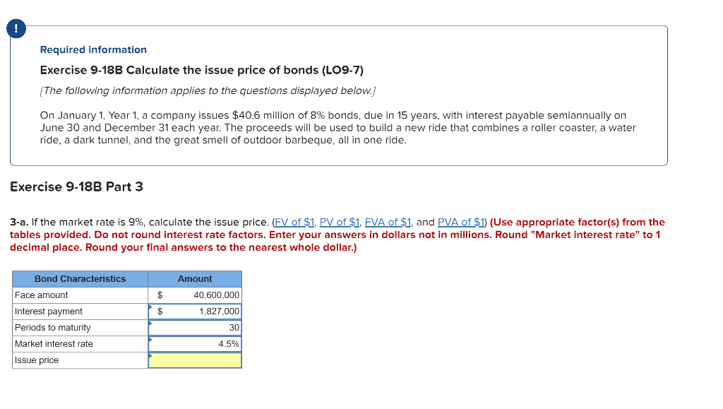 Can you please show your working out? Required information Exercise 9-18B
