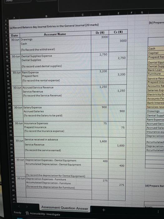 please answer the follwoing : c, d and e. please note this