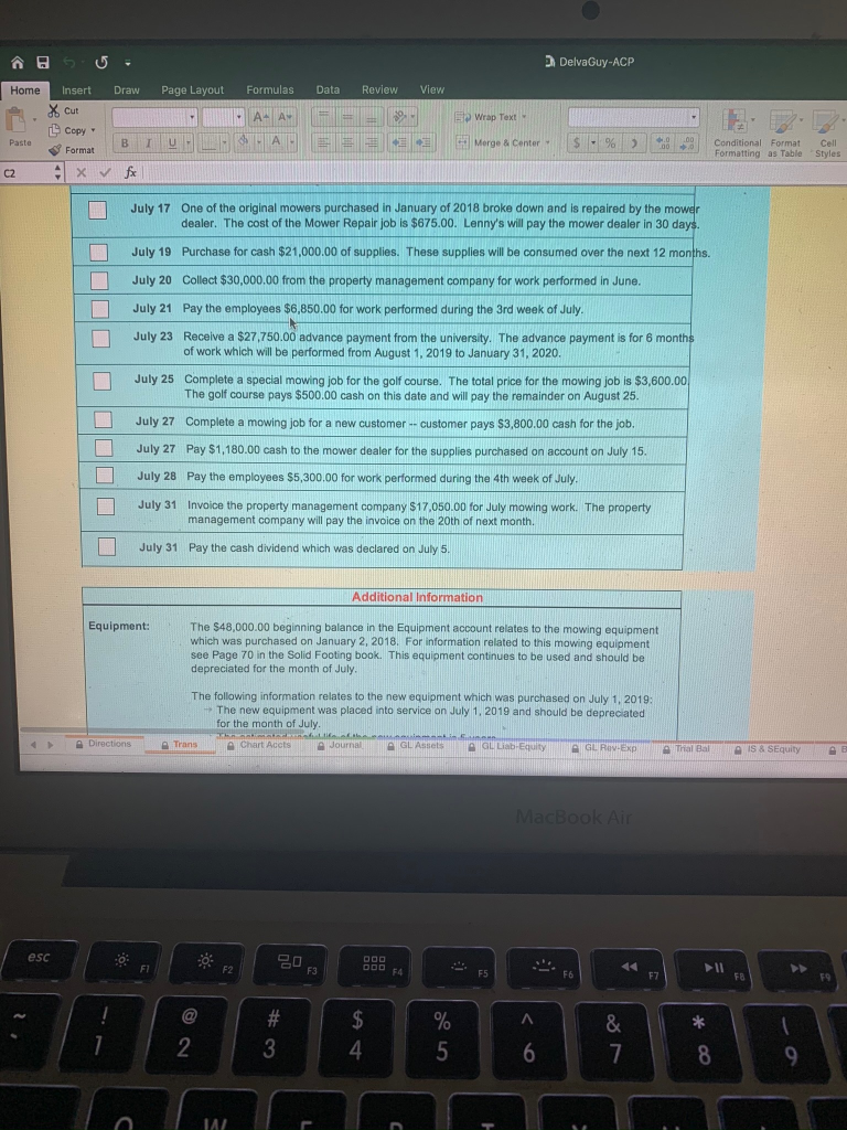 is due tonight DelvaGuy-ACP View ome Insert Draw Page Layout Formulas 1.