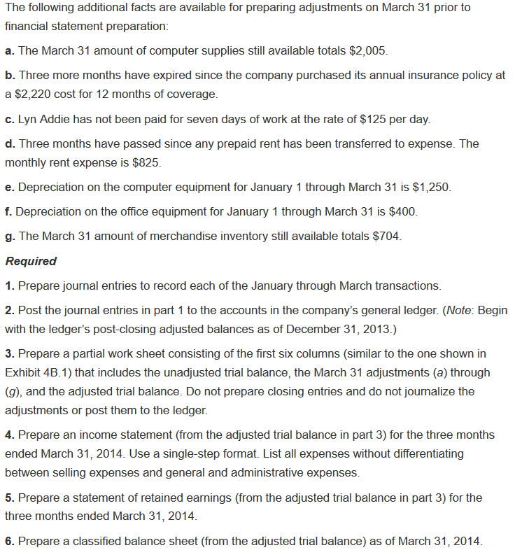 and its list of customers has grown. To accommodate the growth, the