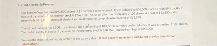  Current Attempt in Progress Blue Spruce Corp. has issued 93,000 shares