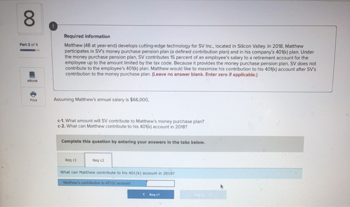 Inc., located in Silicon Valley In 2018, Matthew participates in SV's money