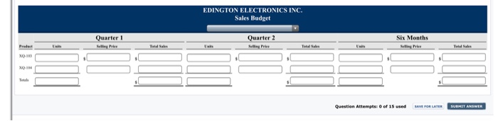pocket calculators, XQ-103 and XQ-104. The calculators sell for $12 and $25,