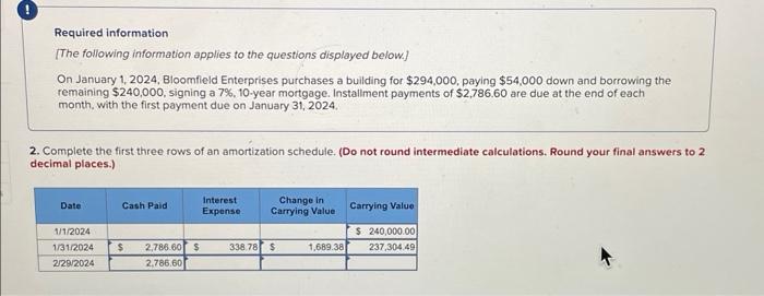 find the answer to the three dates Required information [The following information
