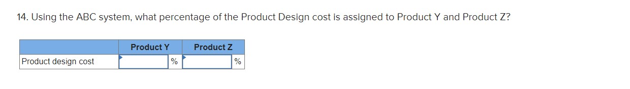 whole dollar. 14. Using the ABC system, what percentage of the Product