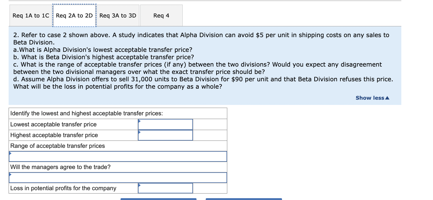 investment (ROI). Assume the following information relative to the two divisions: *Before