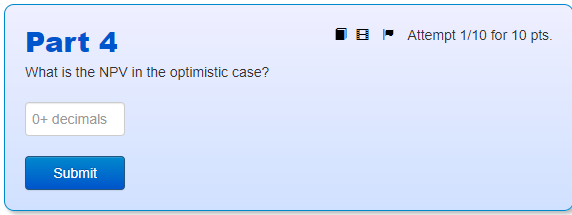 to set up the project is $100,000. This amount is to be
