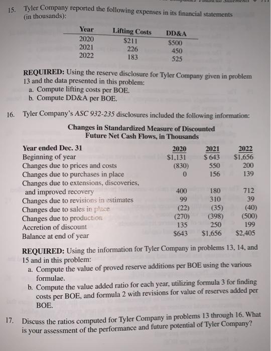 given is provided (13-17) 13. The following reserve table appeared in the