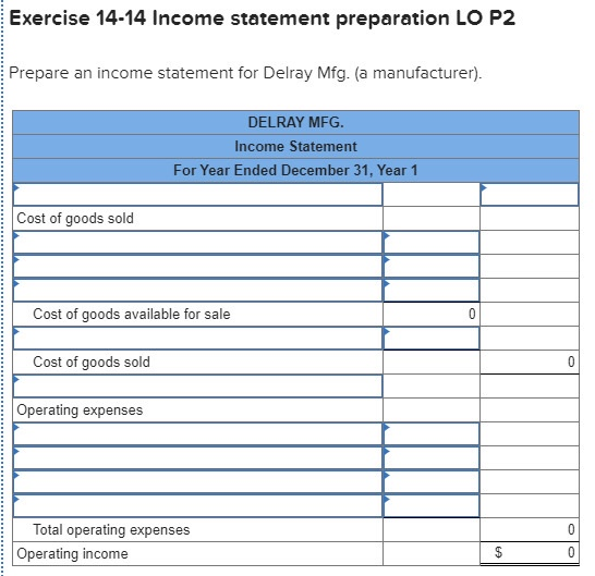 following selected account balances are provided for Delray Mfg. $ Sales Raw