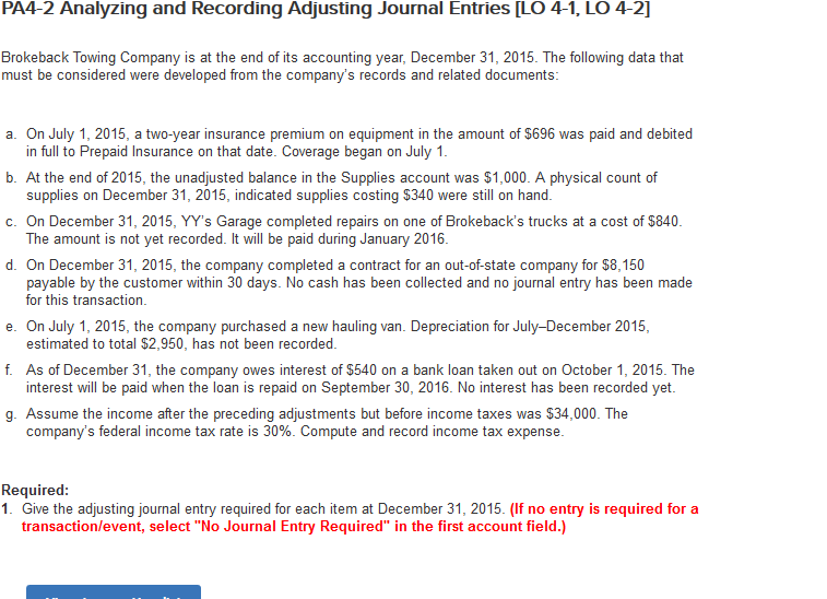 Help with accounting. PROBLEM 1. _____________________________________________________________________________________________________________________________________ PROBLEM 2. ________________________________________________________________________________________________________________________________________ PROBLEM 3. PA4-2