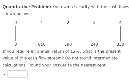 of $155 forever. The security's annual return is 8%. What is the