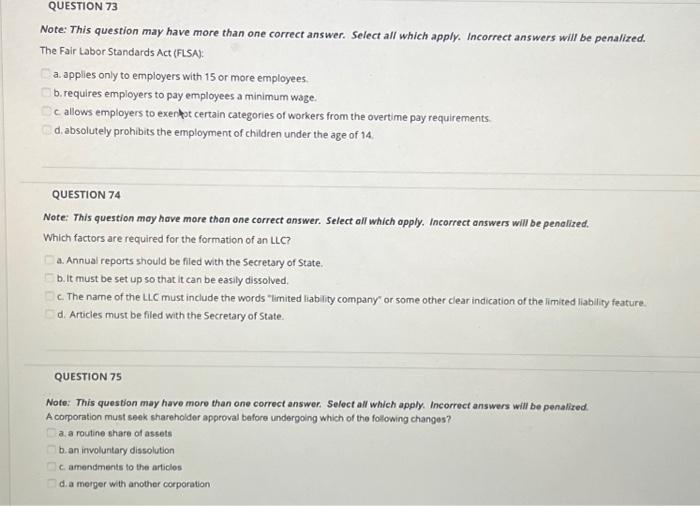  Note: This question may have more than one correct answer. Select