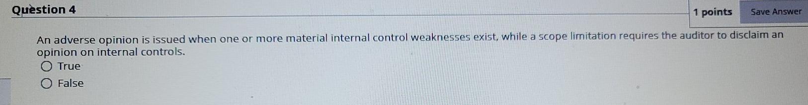 Save Answer Auditors must prepare a flowchart description in addition to other