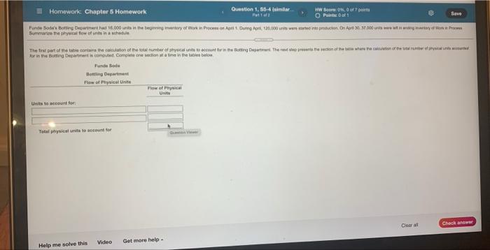  question 1 question 2 Save = Homework Chapter 5 Homework Question