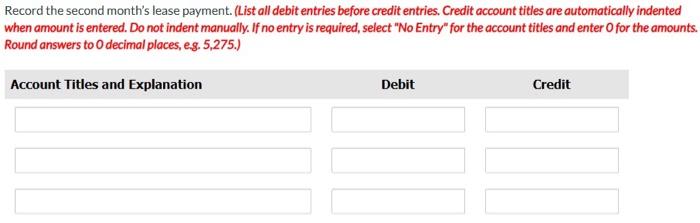 will report you* Shamrock Company leases an automobile with a fair value
