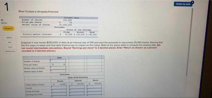 question 1 question 2 question 3 question 4 Check my work 1