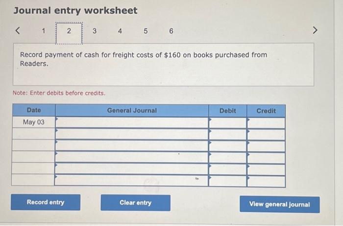 has the following transactions during May. May 2 Purchases books on account