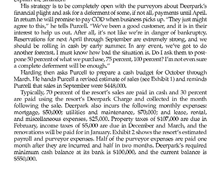 October 1995 to May 1996. November through March is generally a slow