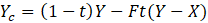 underreported income, X*Y , is independent of income, Y . (2 pts.)