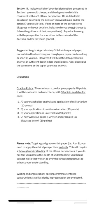 choose the case you wish to analyze. You can find the cases