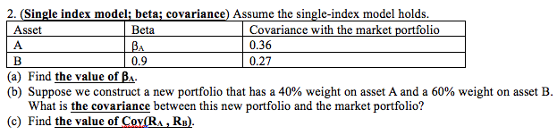 Please help me solve a, b, and c 2. (Single index model;