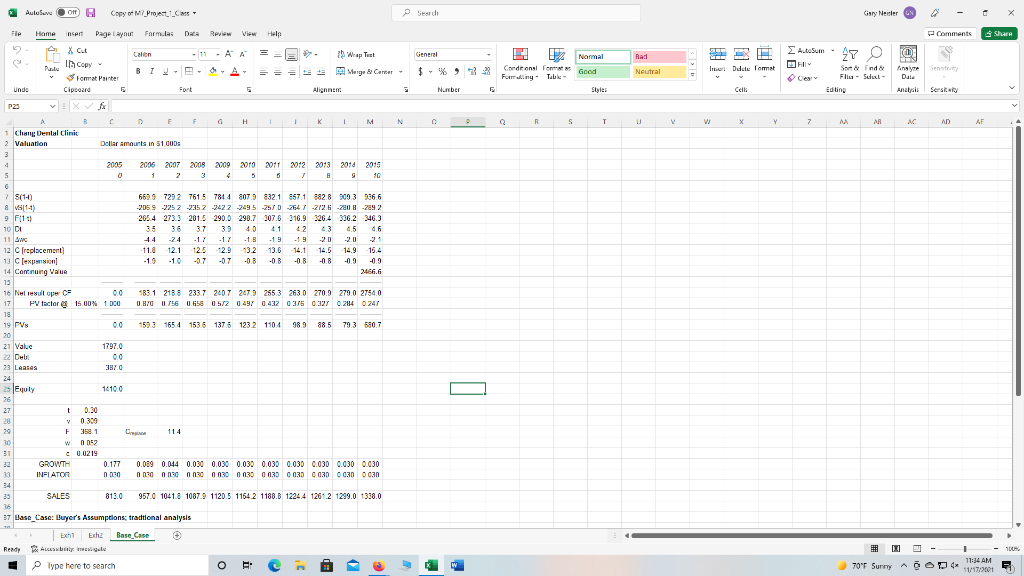 How do I perform a scenario analyses in Excel? AutoSave copy of