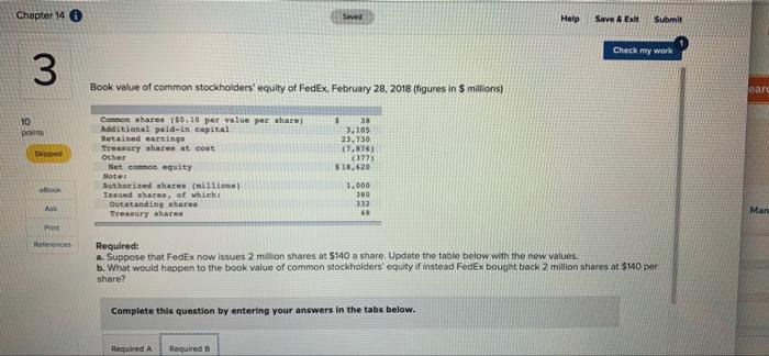  Chapter 14 Saved Help Save & Ext Submit Check my work