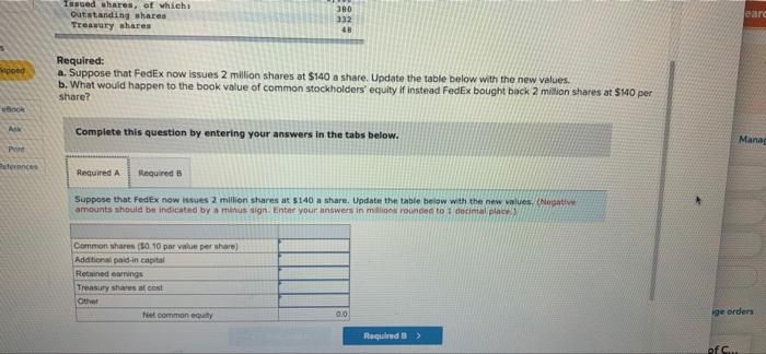 (figures in 5 millions) eart 10 points Shion Conson shares (50.10 par