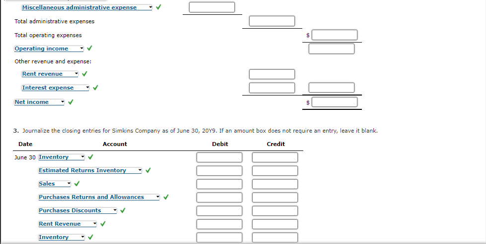 20Y9. If an amount box does not require an entry, leave it