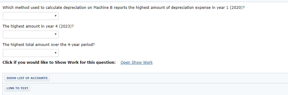 January 1, 2020, Swifty Company purchassed the following two machines for use