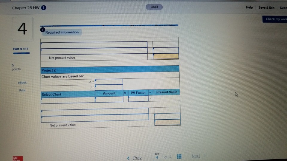 new projects. Project Y requires a $335,000 investment for new 5 points