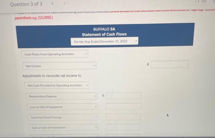was 40% depreciated at time of disposal was sold for 3,000. 2.