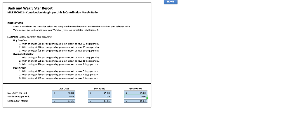 PLEASE HELP PLEASE HELP HOME Bark and Wag 5 Star Resort MILESTONE