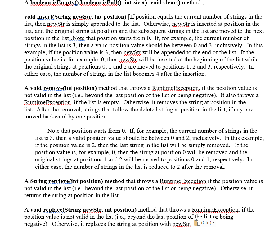 (Java) convert the array in the class in the code given below