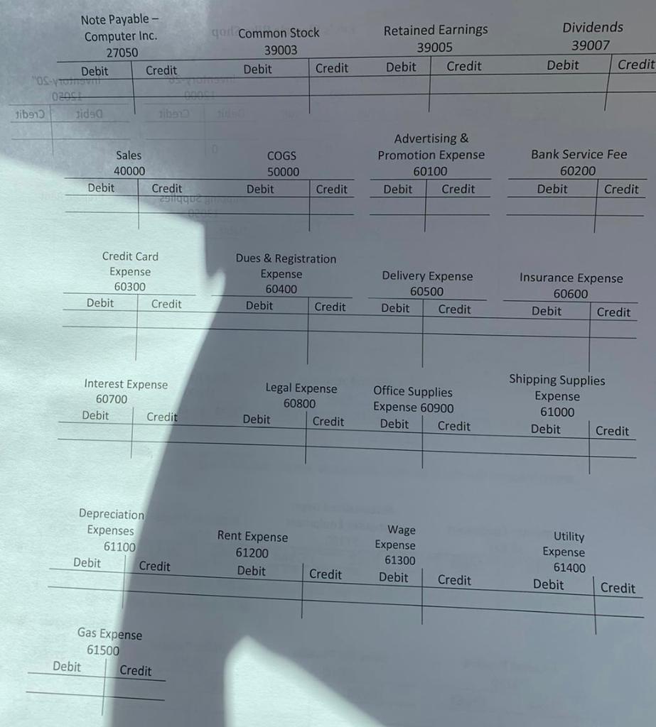 5,200.00 6 Dr 10000 $ 10,000.00 Cr 27000 $ 10,000.00 7 Dr